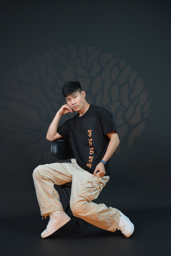 Bamboo Fabric - Assam Rhino “Horned Pride”