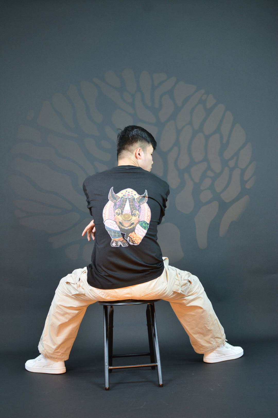 Bamboo Fabric - Assam Rhino “Horned Pride”