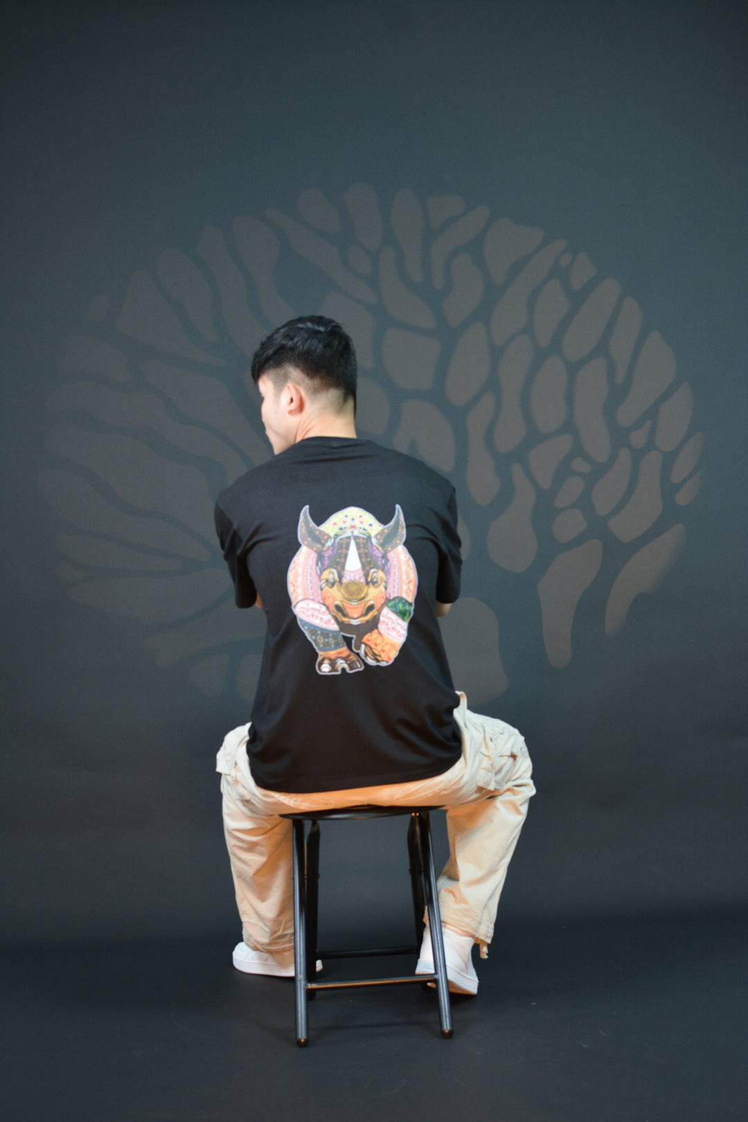 Bamboo Fabric - Assam Rhino “Horned Pride”