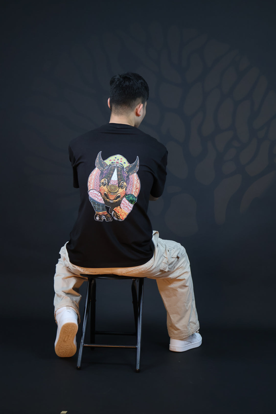 Bamboo Fabric - Assam Rhino “Horned Pride”