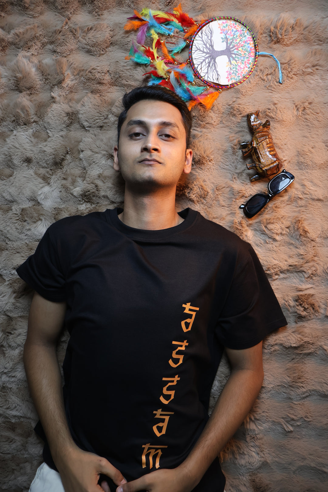 Bamboo Fabric - Assam Rhino “Horned Pride”