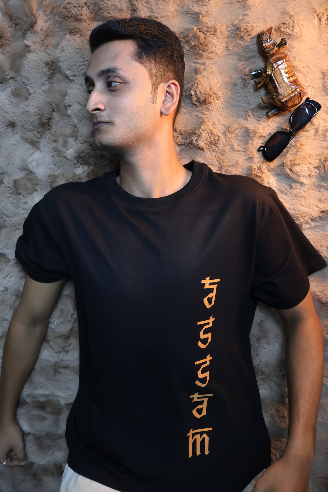 Bamboo Fabric - Assam Rhino “Horned Pride”