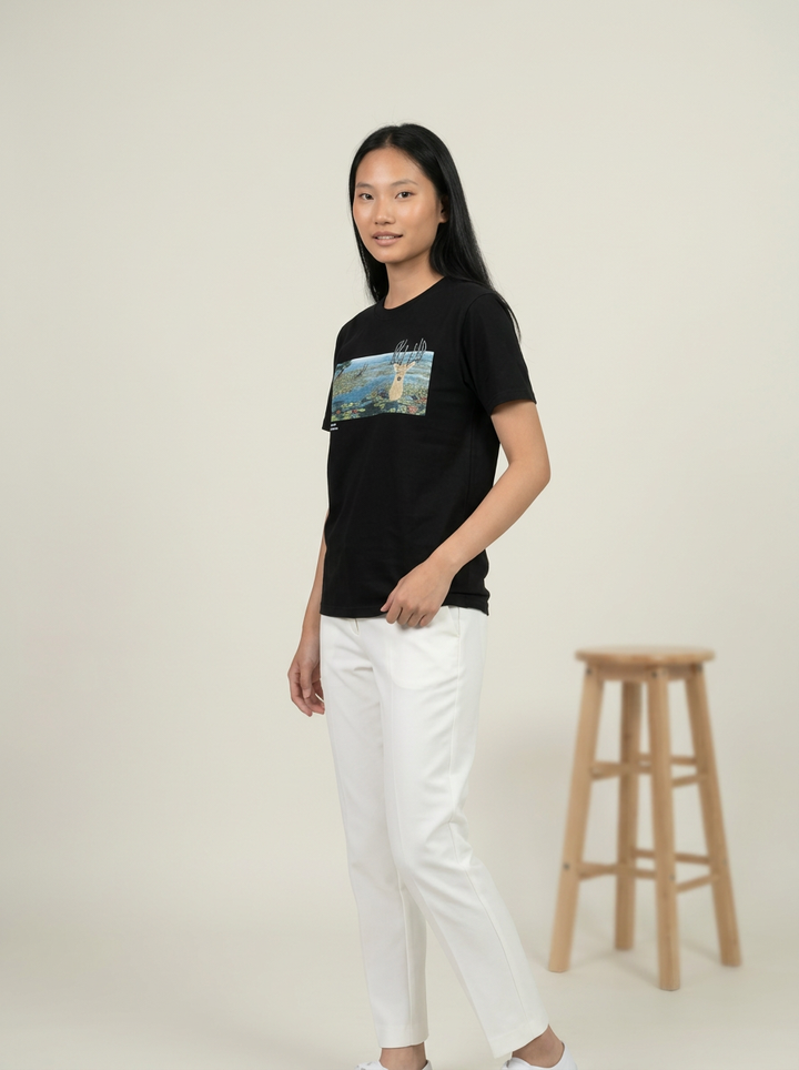 [Limited] Loktak Sangai Muga Embroidery Female