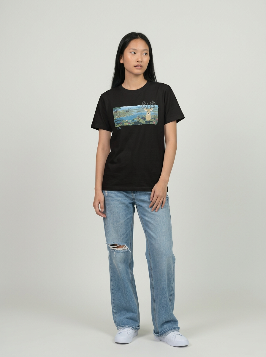 [Limited] Loktak Sangai Muga Embroidery Female