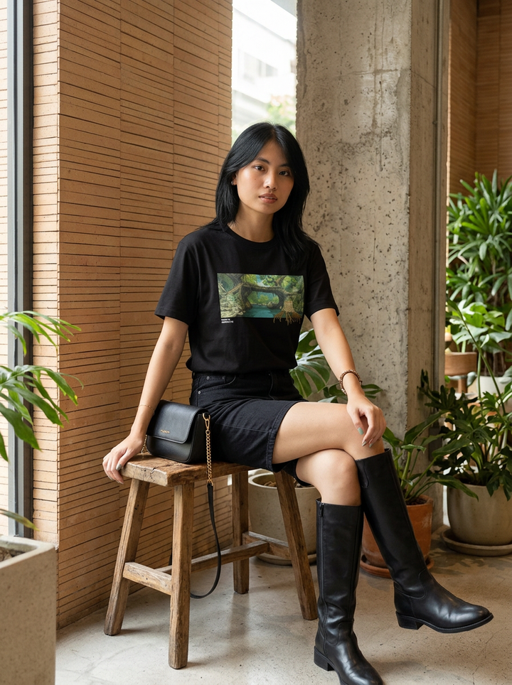 [Limited] Root Bridge Muga Embroidery Female