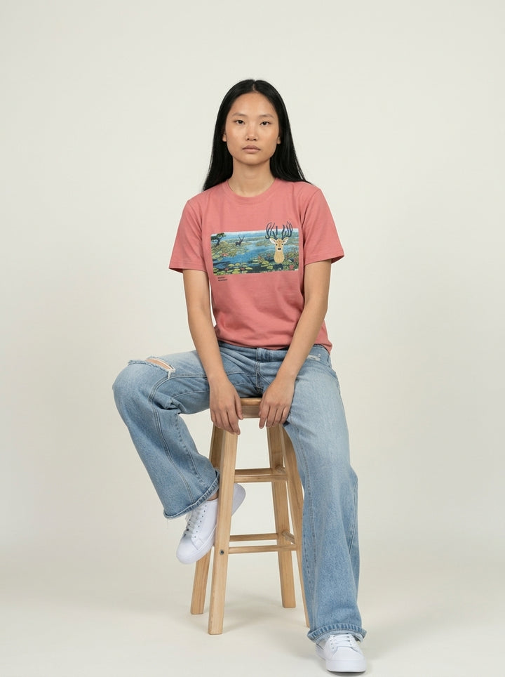 [Limited] Loktak Sangai Muga Embroidery Female
