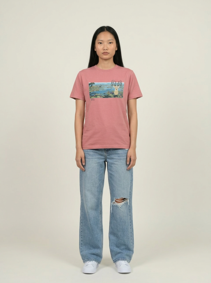 [Limited] Loktak Sangai Muga Embroidery Female