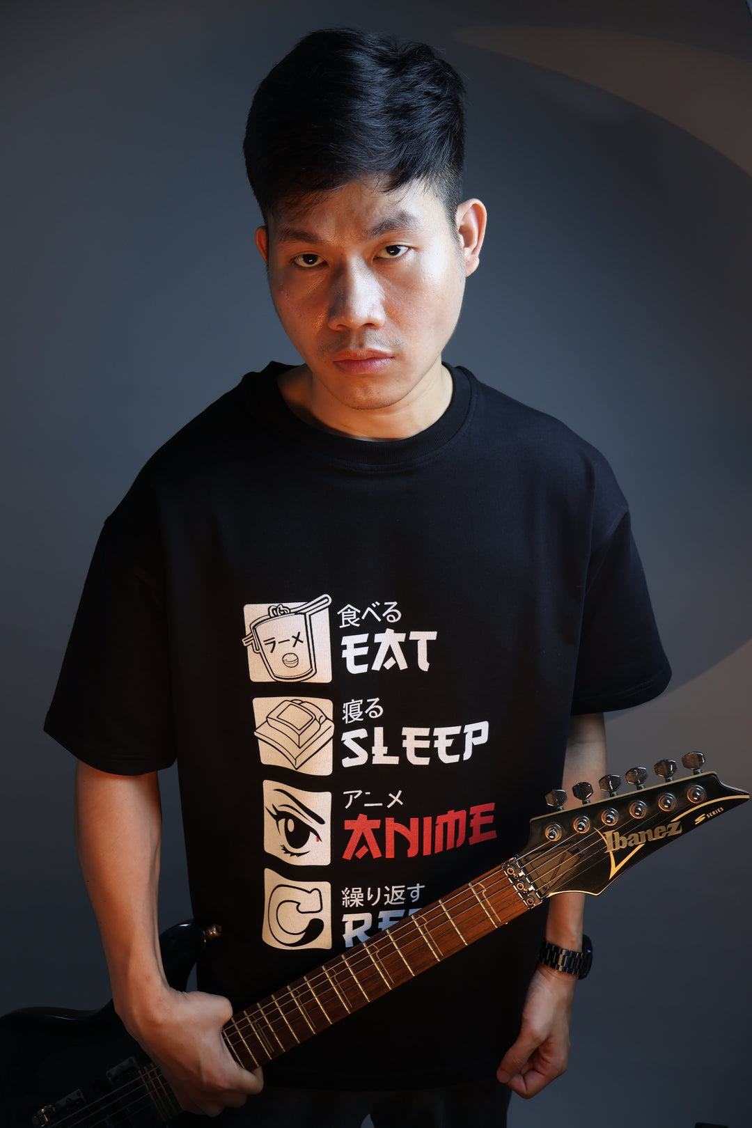 Anime Love Oversized T-Shirt Male