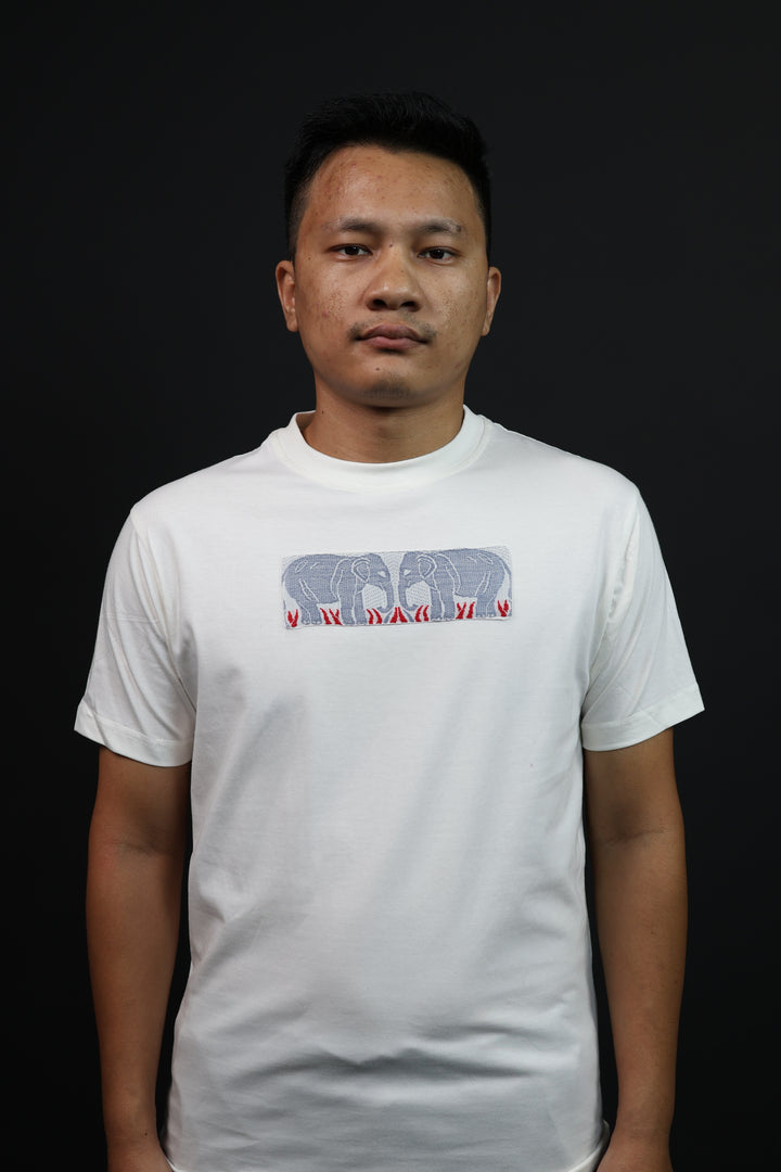 Rhino & Elephant Motif