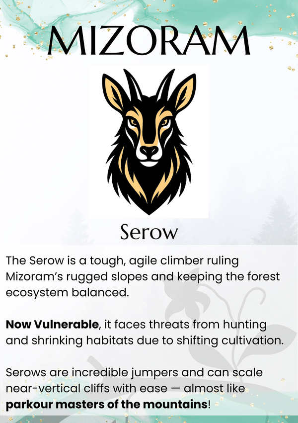 [Mizoram] Serow Embroidery