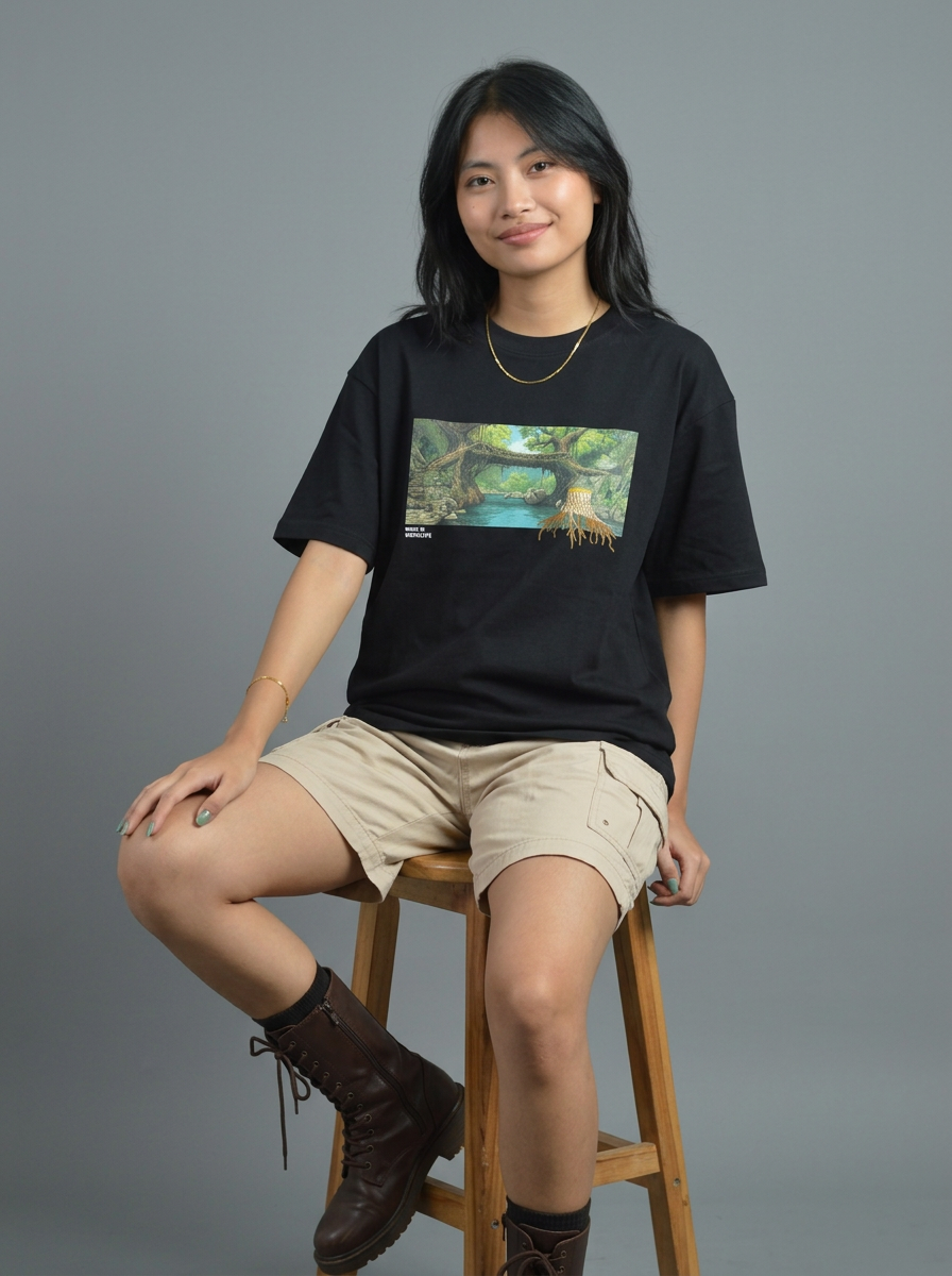 [Limited] Root Bridge Muga Embroidery Female