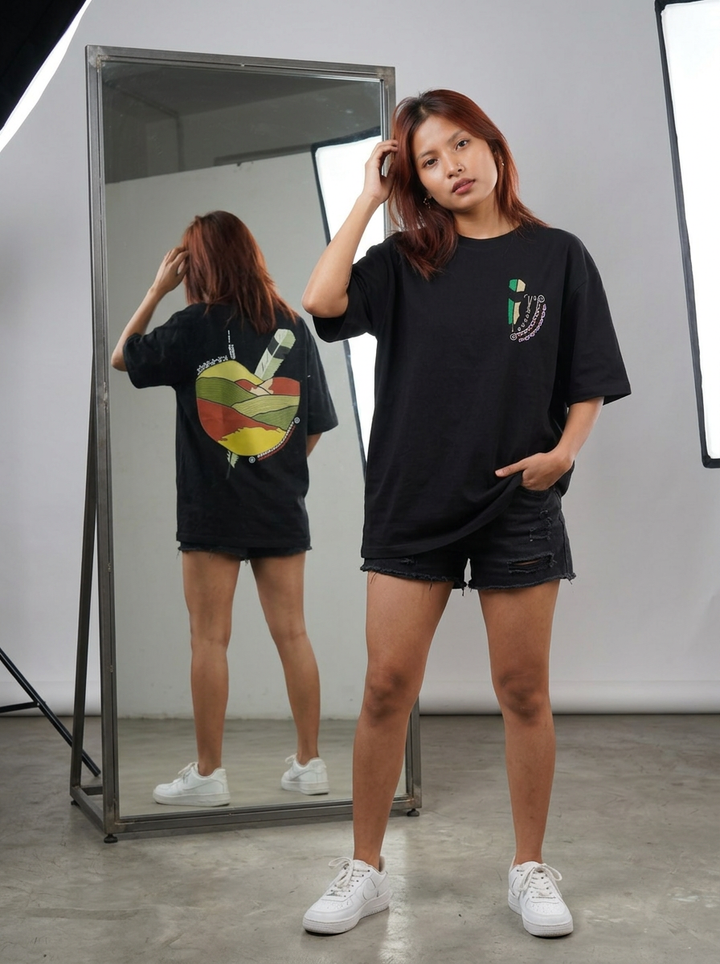 [Limited] Loktak Sangai Muga Embroidery Female