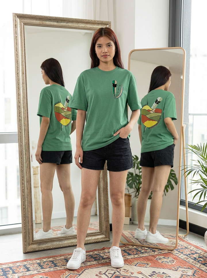 [Limited] Loktak Sangai Muga Embroidery Female