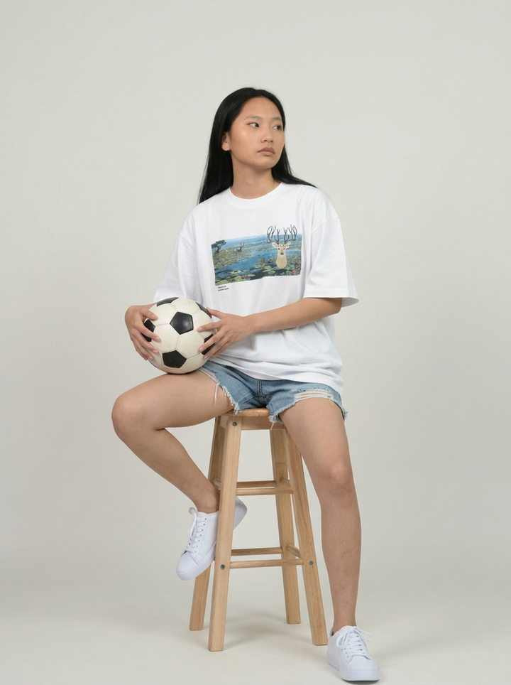 [Limited] Loktak Sangai Muga Embroidery Female