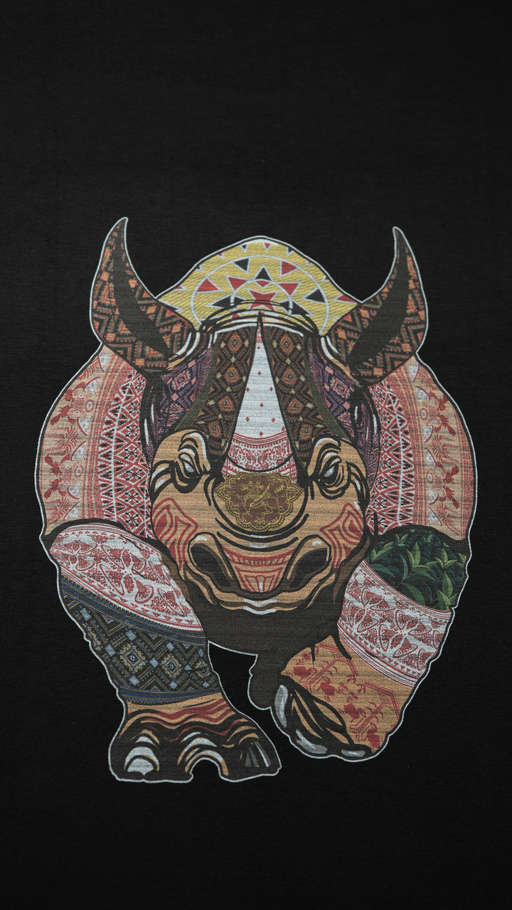 Bamboo Fabric - Assam Rhino “Horned Pride”_Male