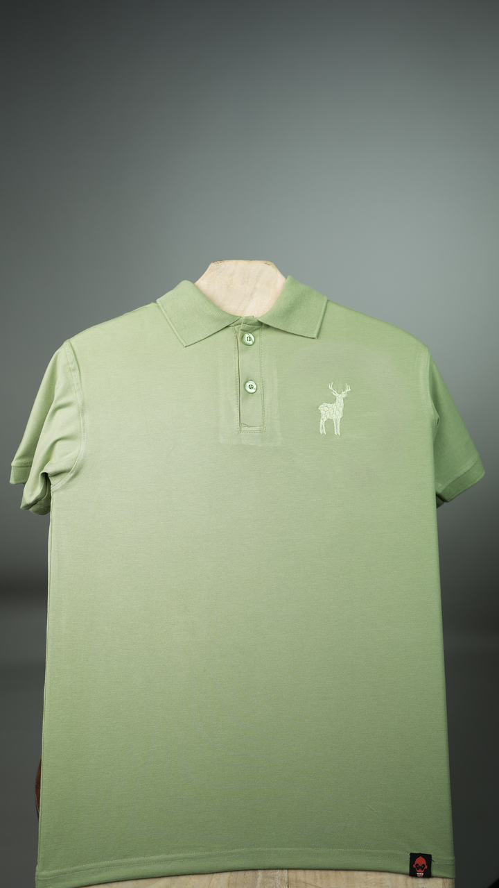 Sangai Embroidery Bamboo Polo