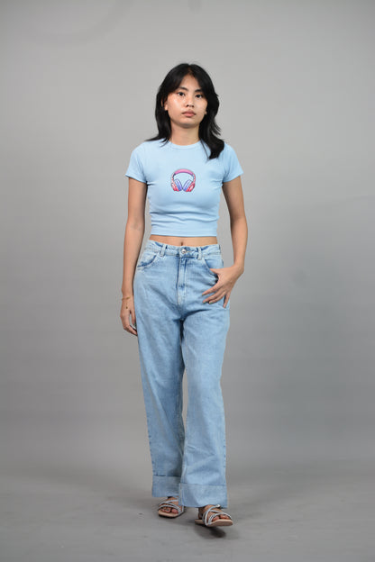 Headphone Croptop