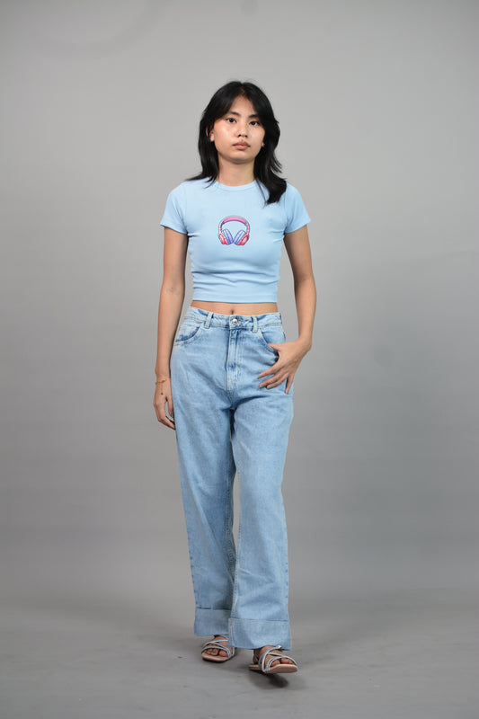 Headphone Croptop