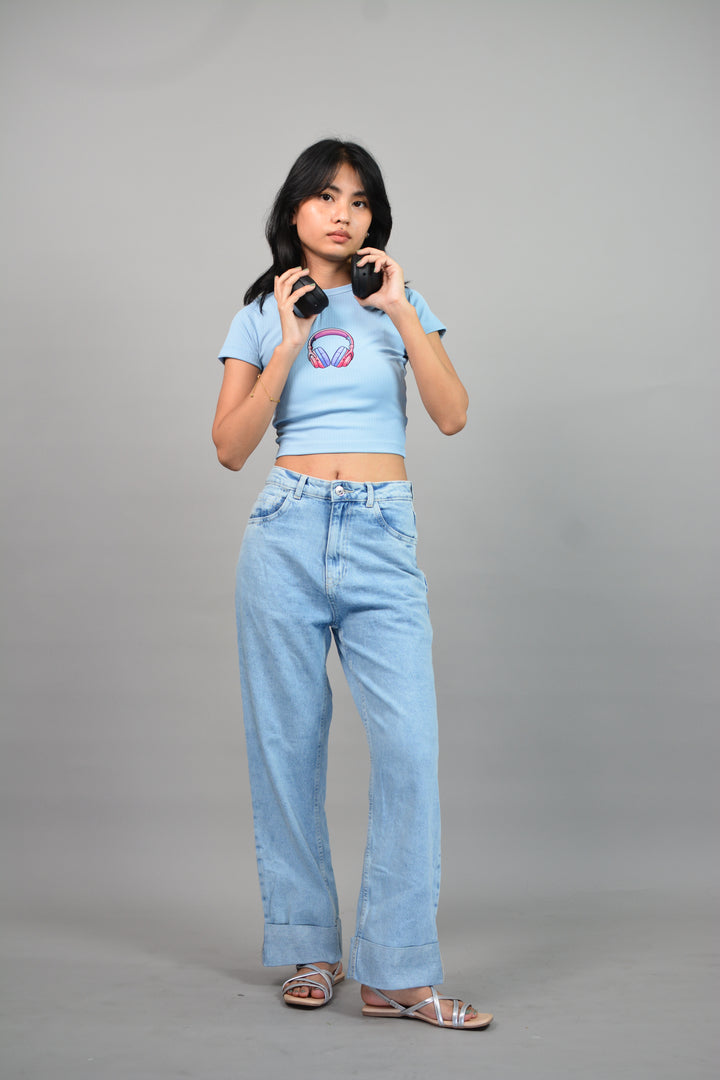 Headphone Croptop