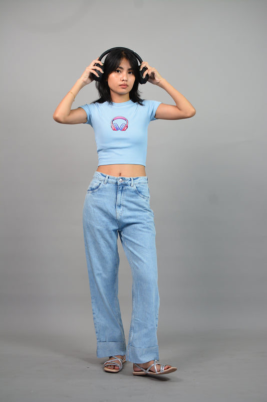 Headphone Croptop