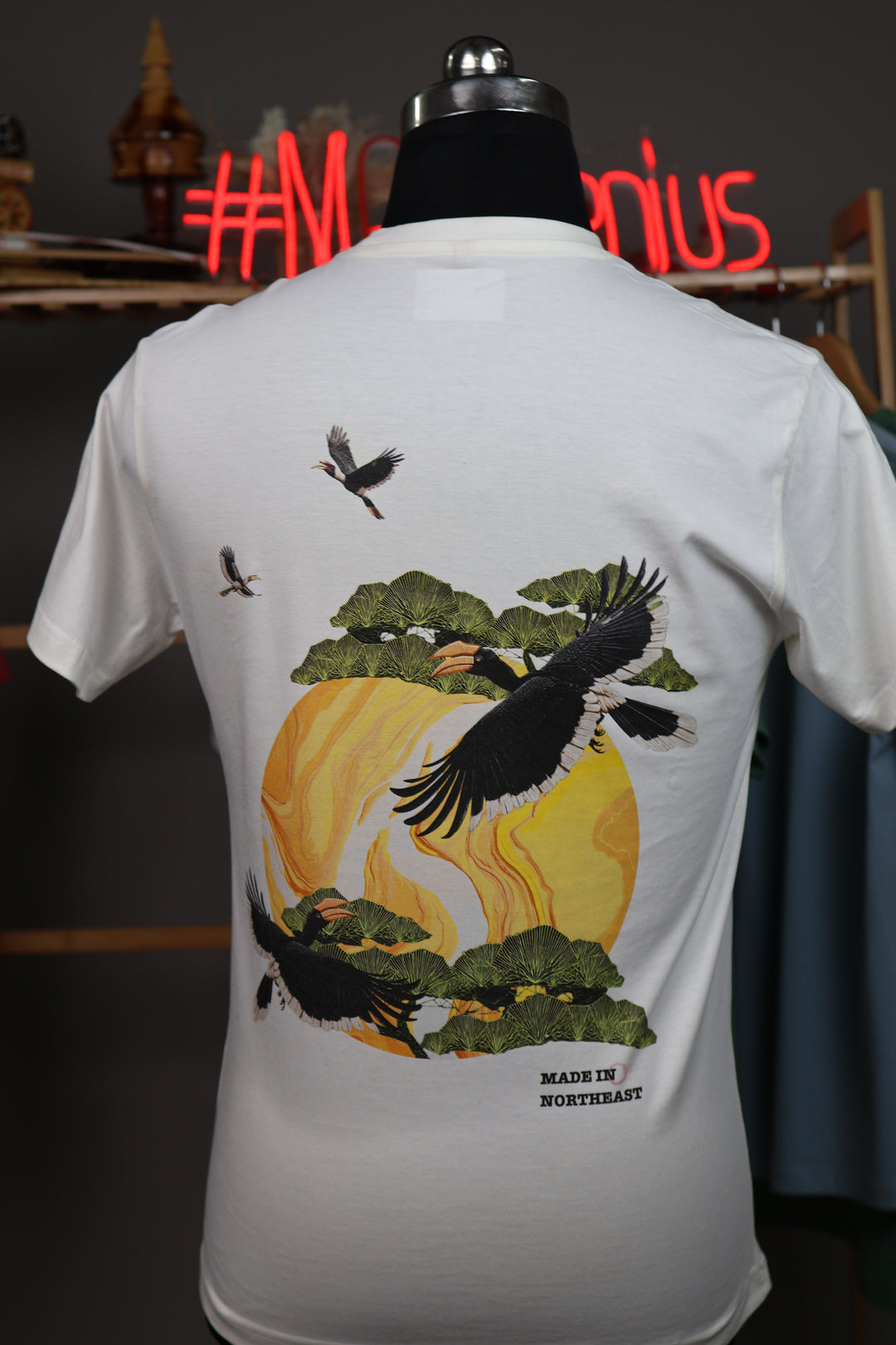 [Limited] Hornbill Muga Embroidery