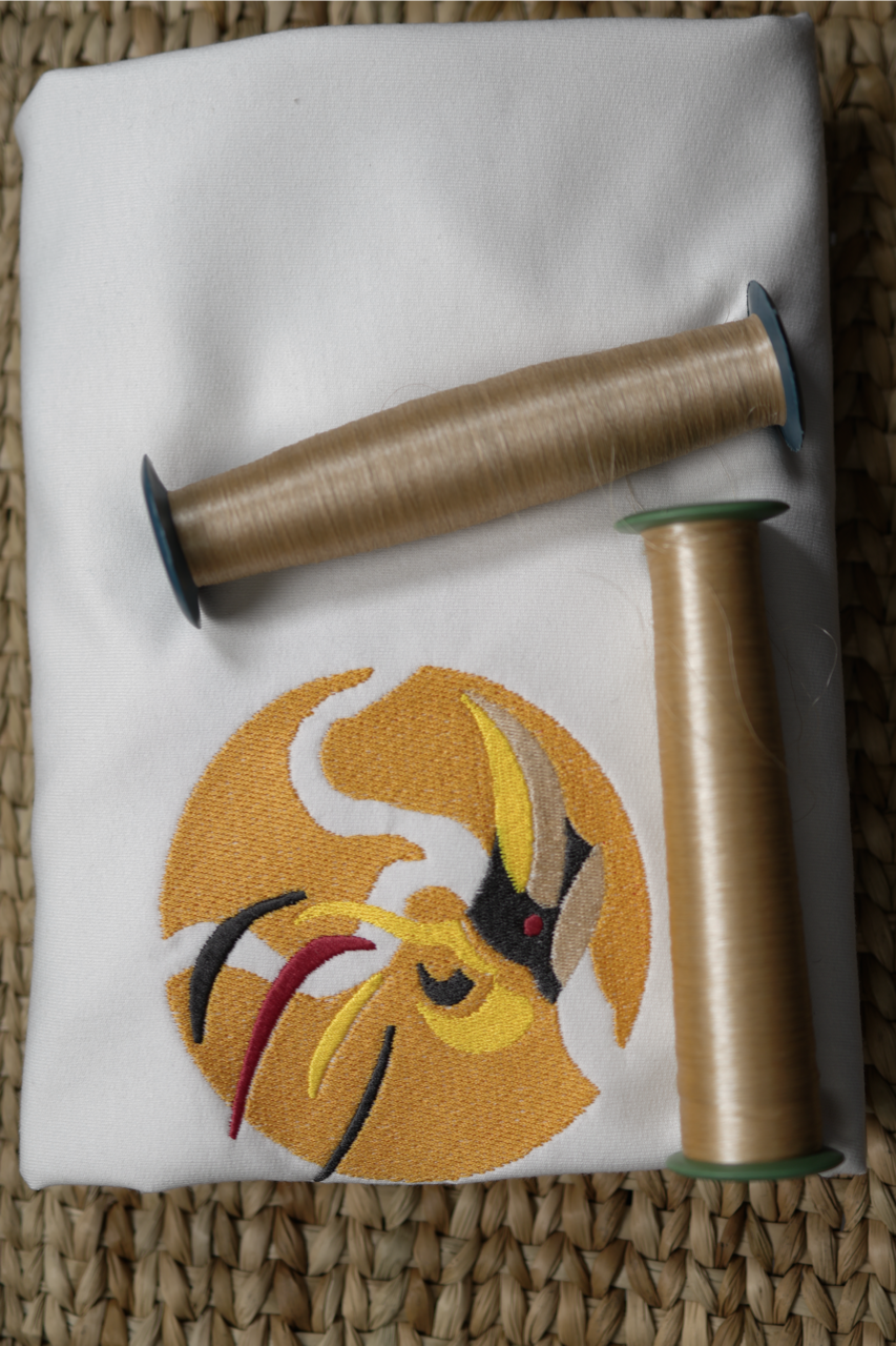 [Limited] Hornbill Muga Embroidery