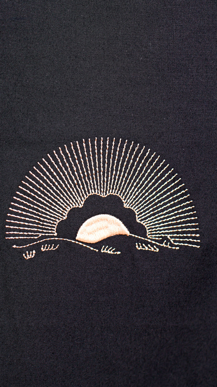 Sunrise Black Bamboo Shirt