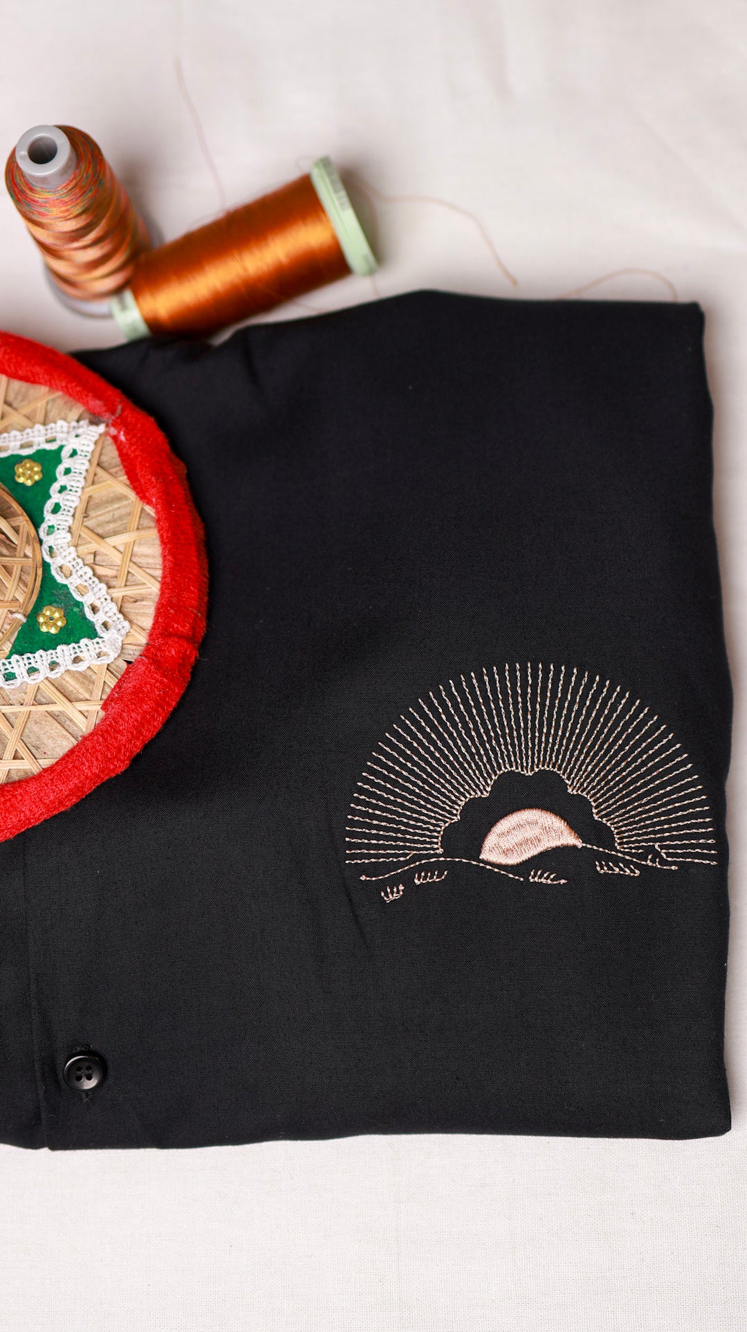 Sunrise Black Bamboo Shirt