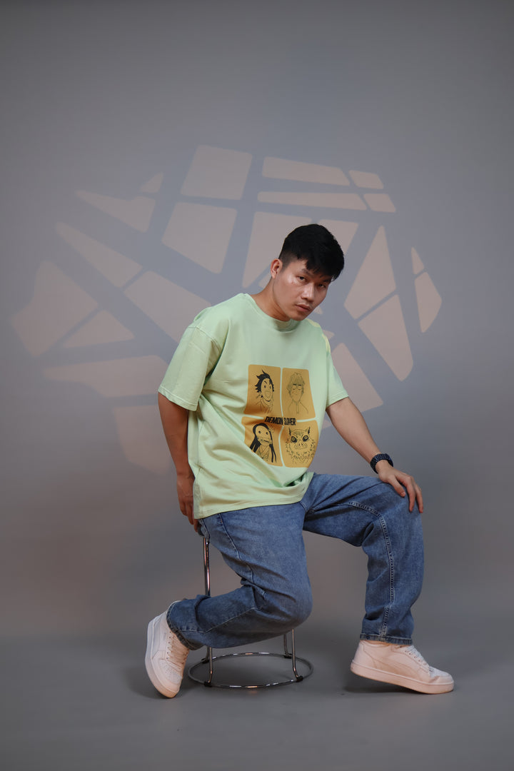 Demon Slayer Squad Oversized T-Shirt
