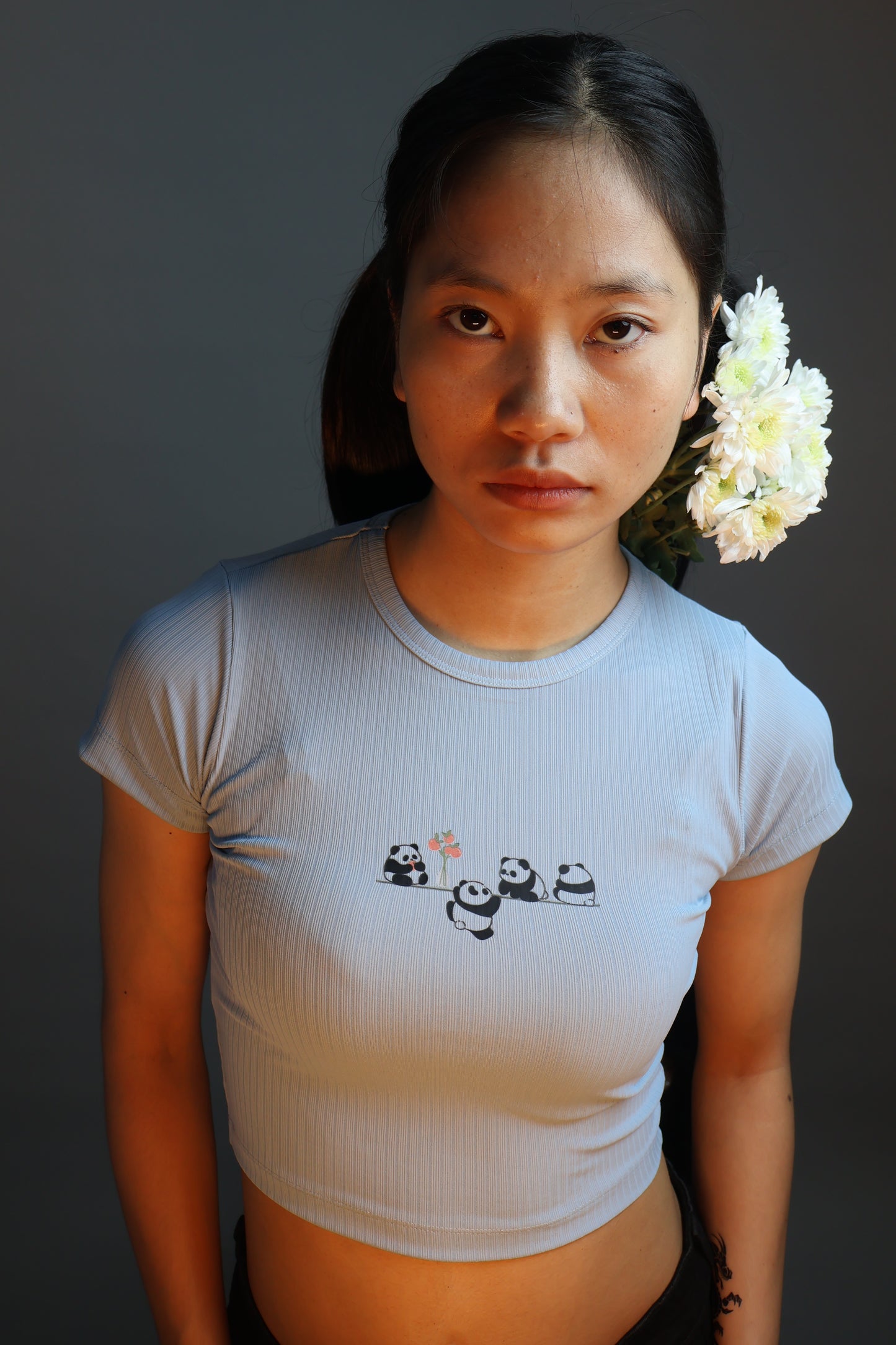 Lazy Panda Croptop