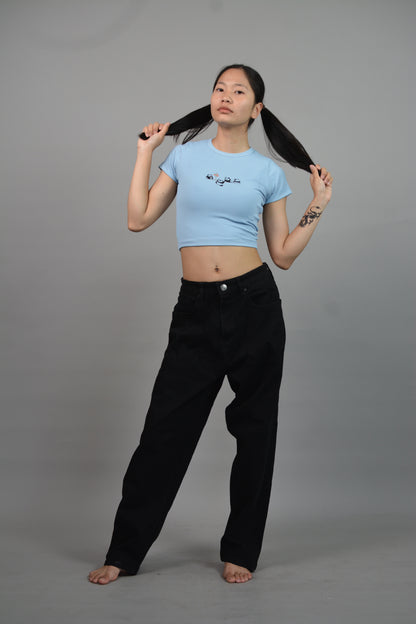 Lazy Panda Croptop