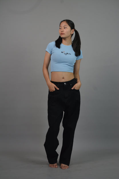 Lazy Panda Croptop