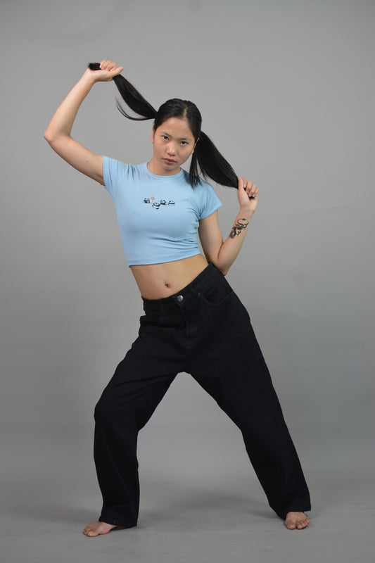 Lazy Panda Croptop