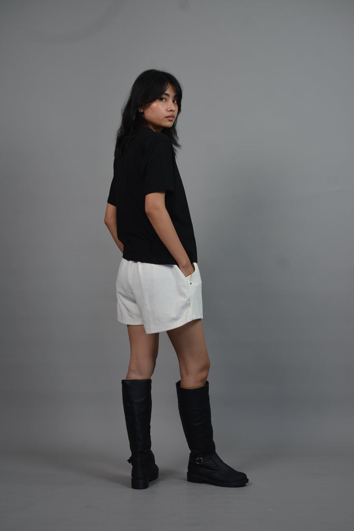 Plain Black Bamboo Women's