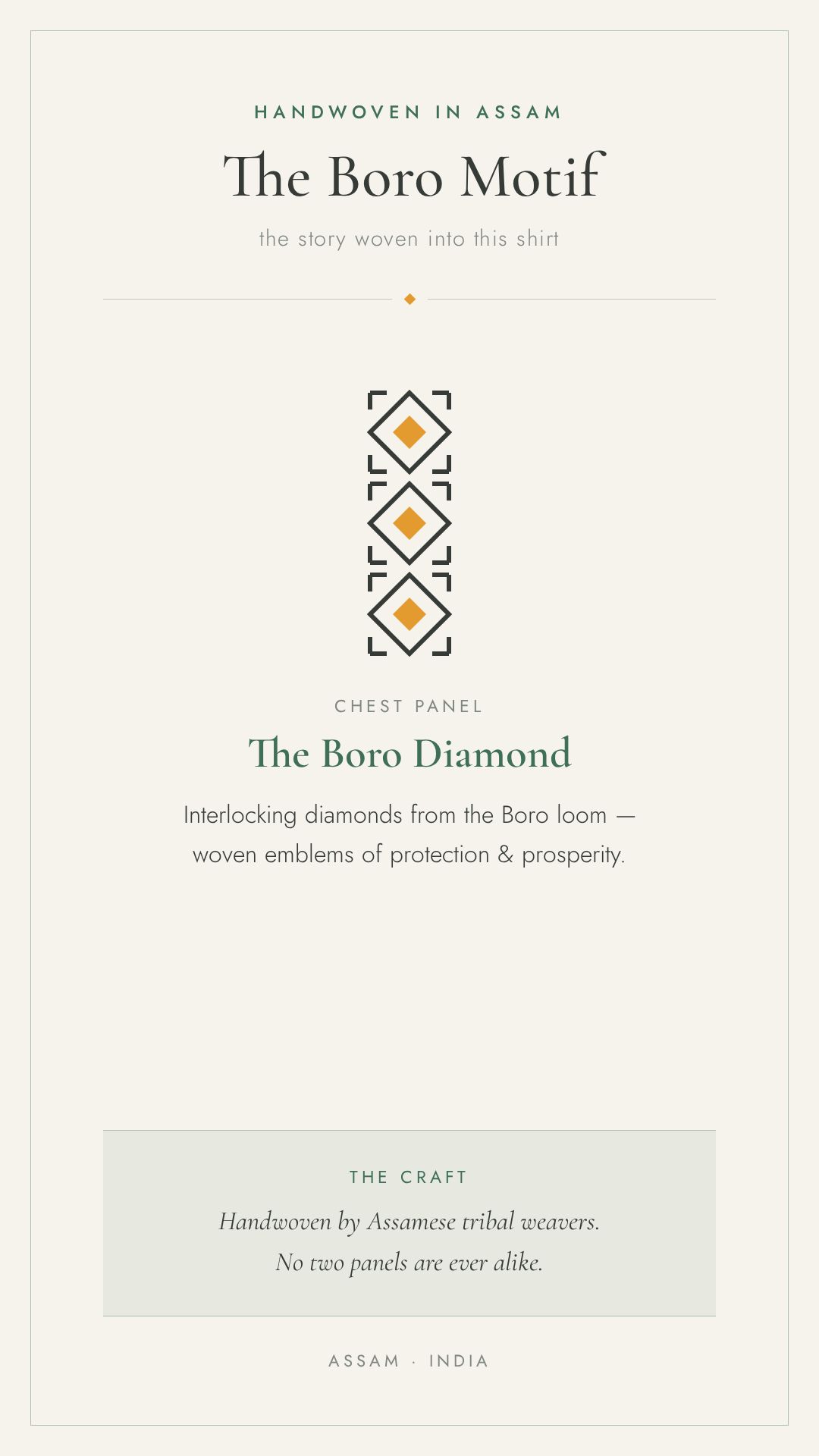 Boro Motif Female