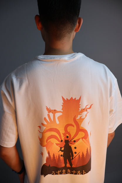 Unleash Kurama – Naruto Nine-Tailed Fox White