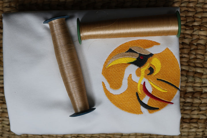[Limited] Hornbill Muga Embroidery Female
