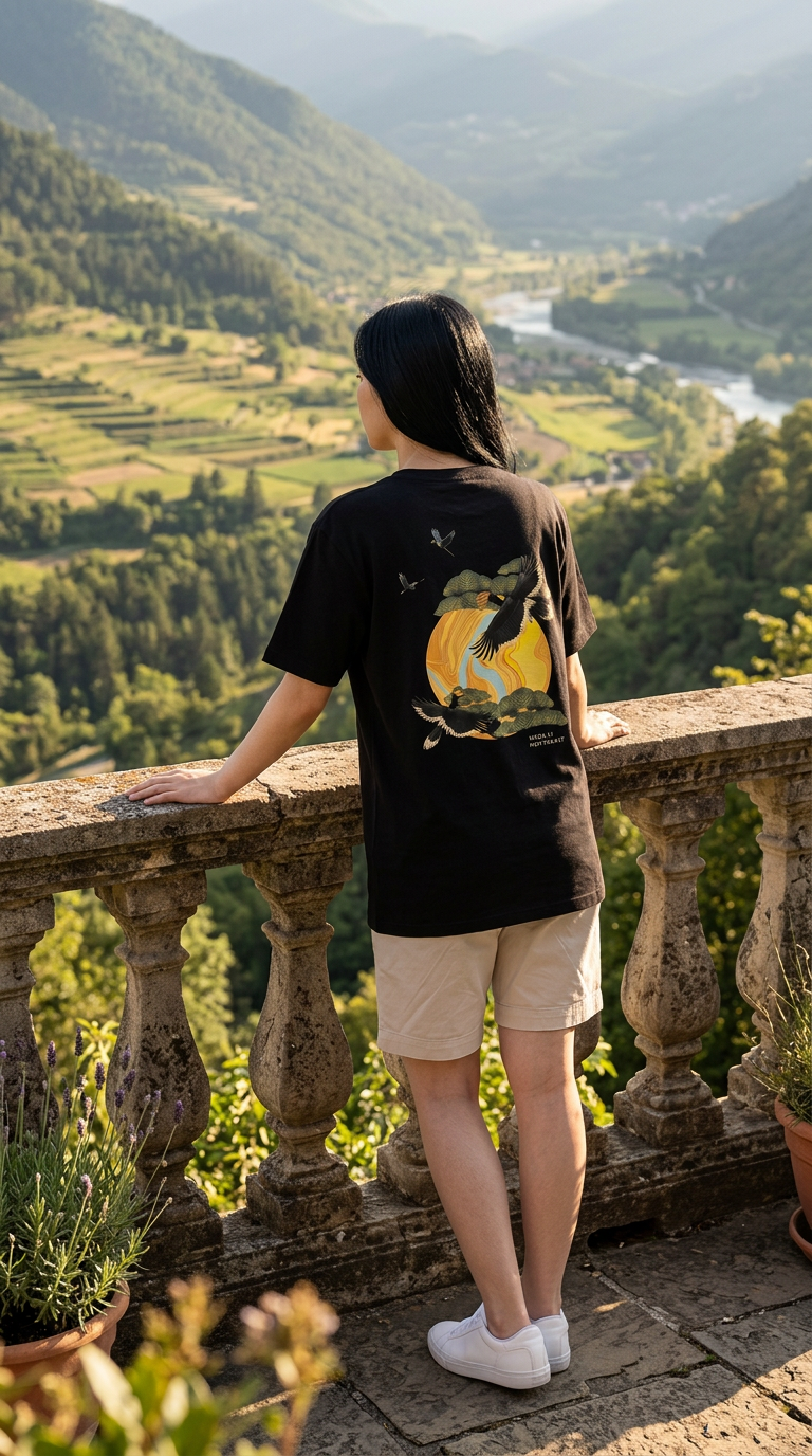 [Limited] Hornbill Muga Embroidery Female
