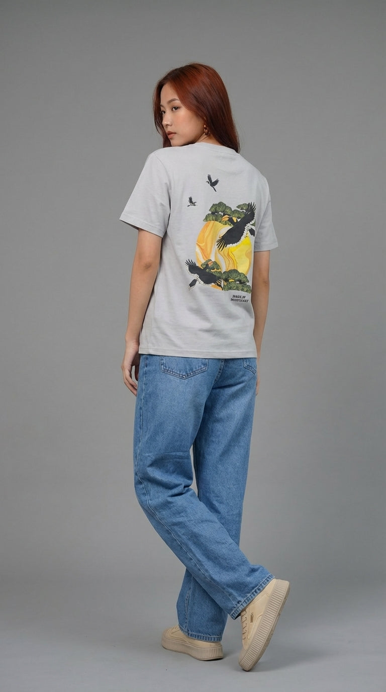 [Limited] Hornbill Muga Embroidery Female