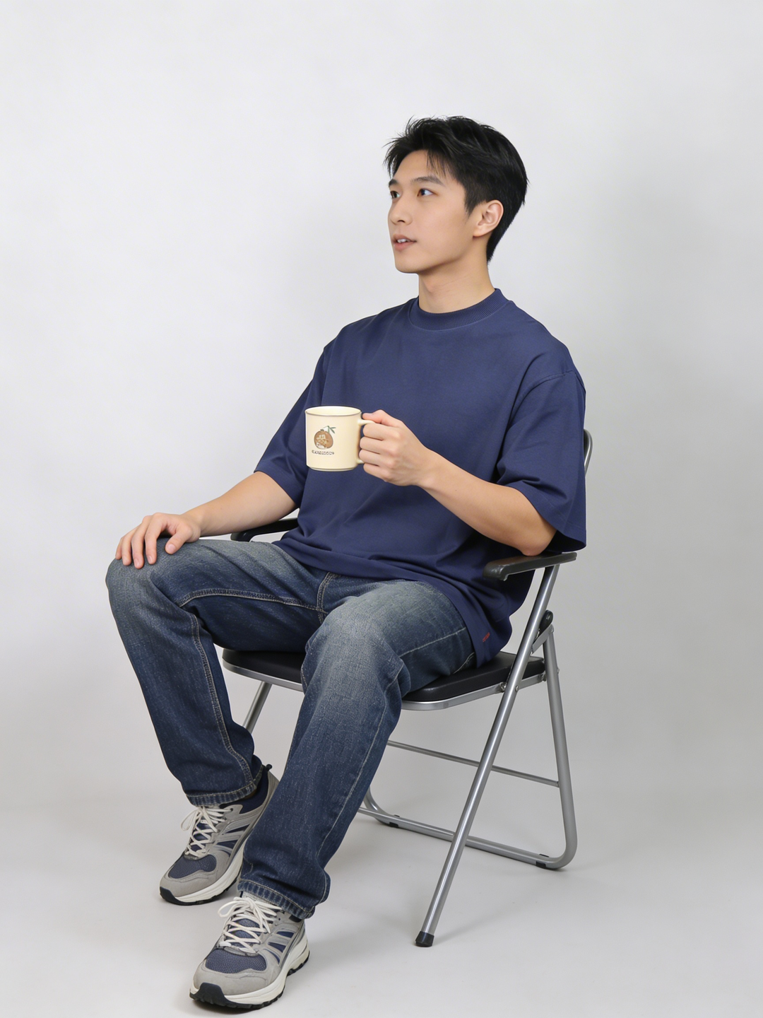Plain Dark Blue Bamboo_Male