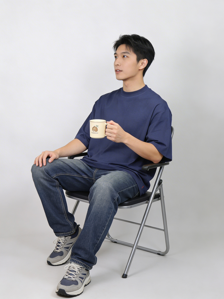 Plain Dark Blue Bamboo_Male