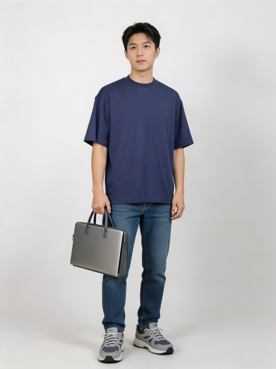 Plain Dark Blue Bamboo_Male