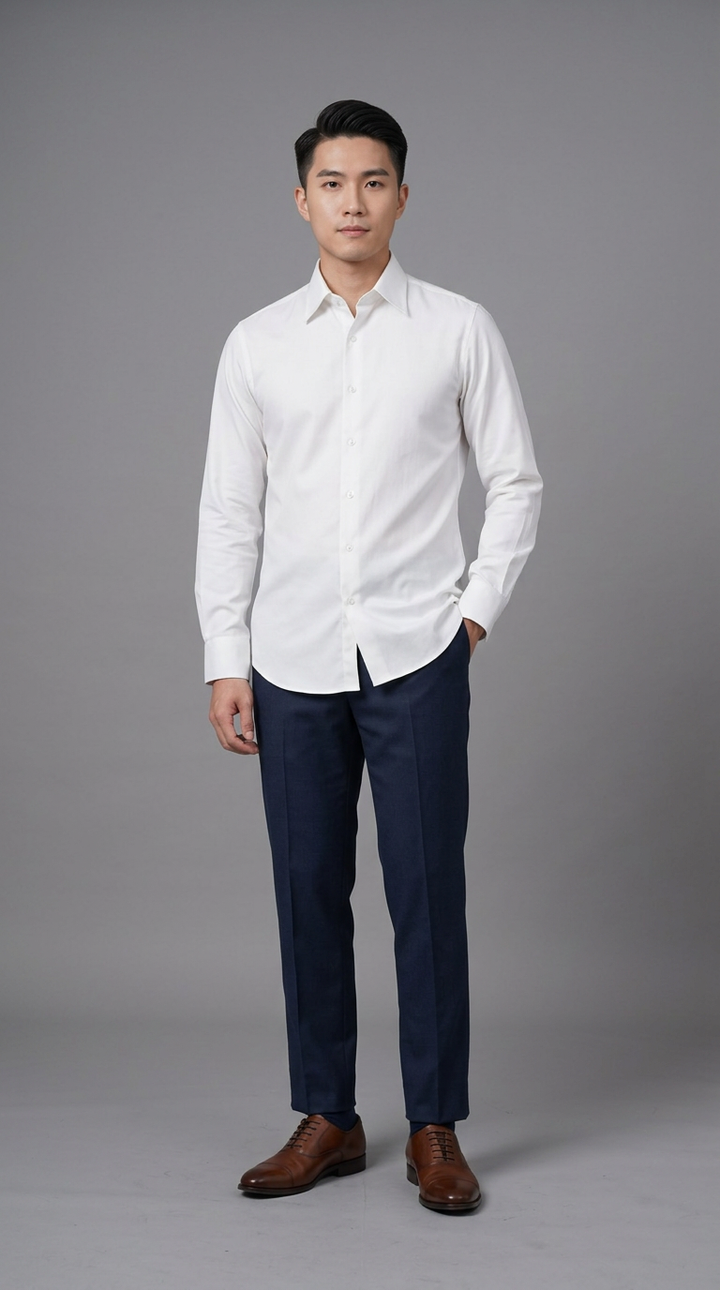 Classic White Bamboo Shirt