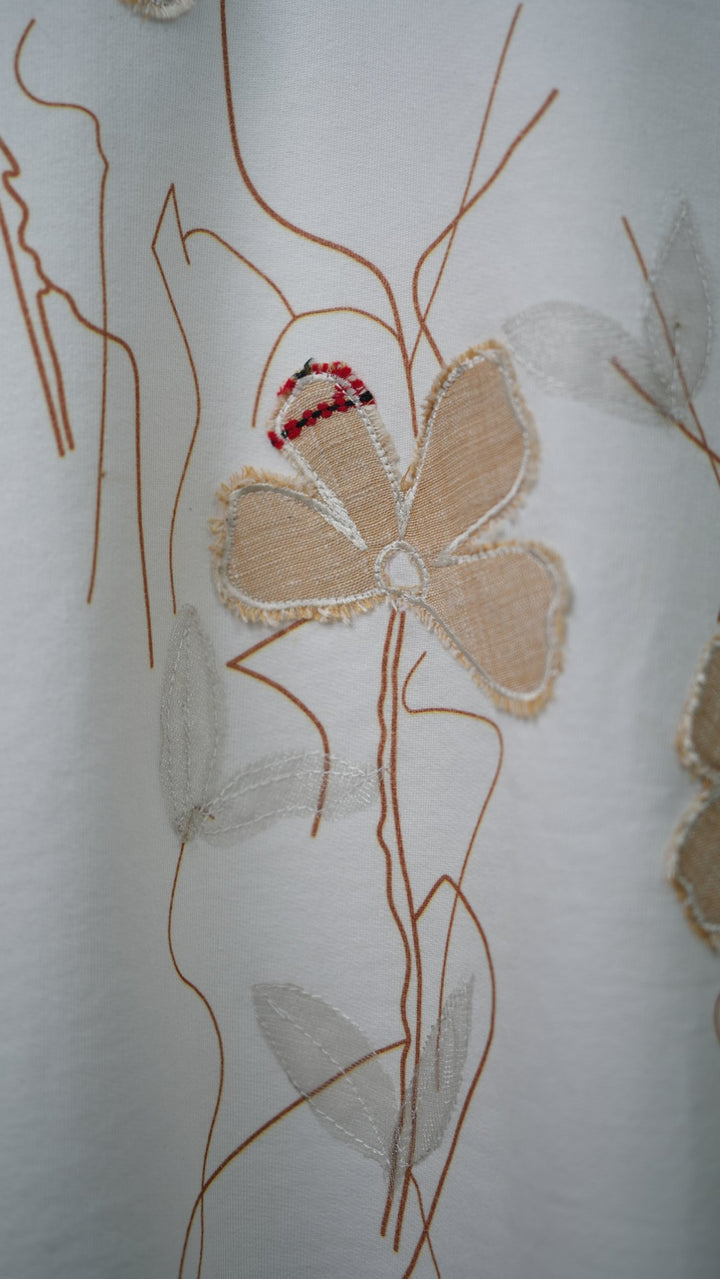 Ahimsa 02 — stem line-work detail