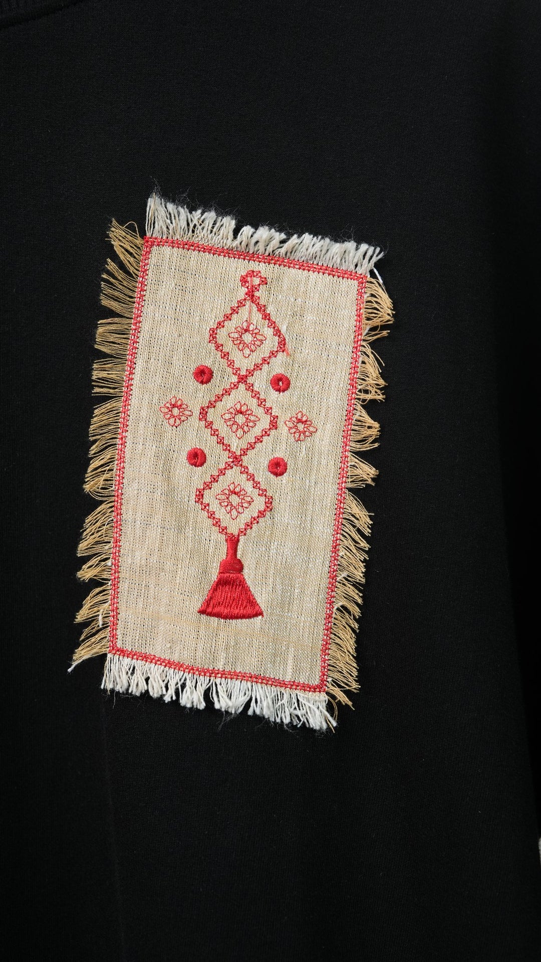 Ahimsa 04 — eri diamond patch detail
