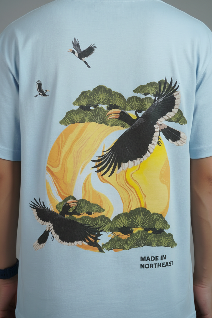 [Limited] Hornbill Muga Embroidery