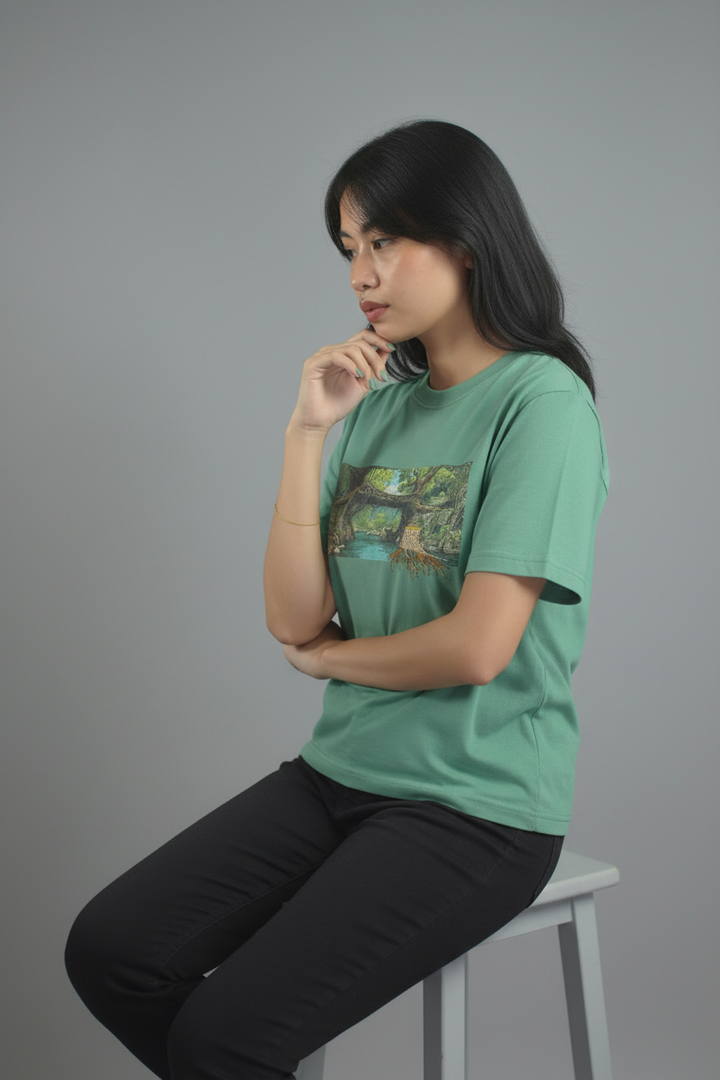 [Limited] Root Bridge Muga Embroidery Female