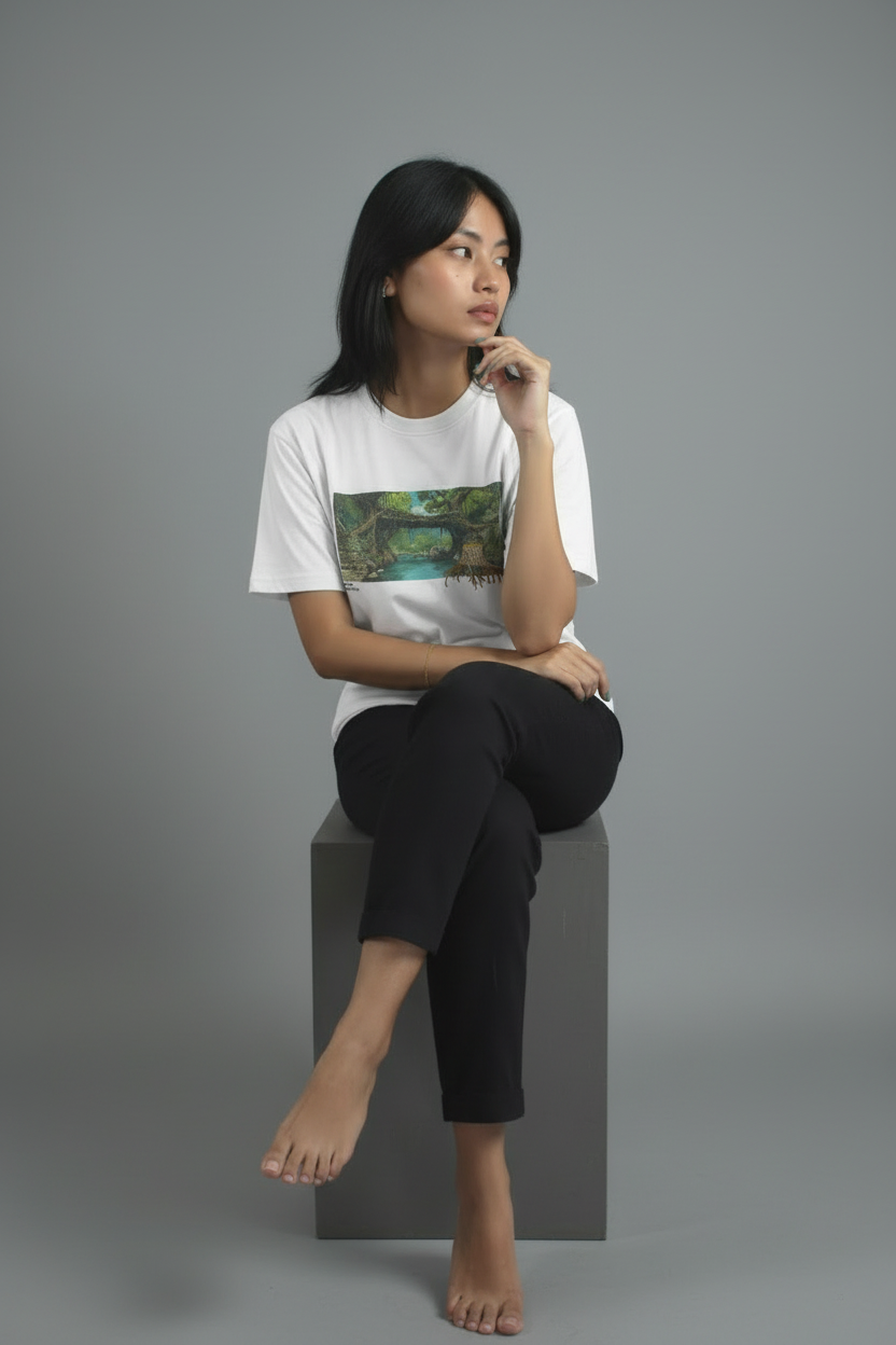 [Limited] Root Bridge Muga Embroidery Female