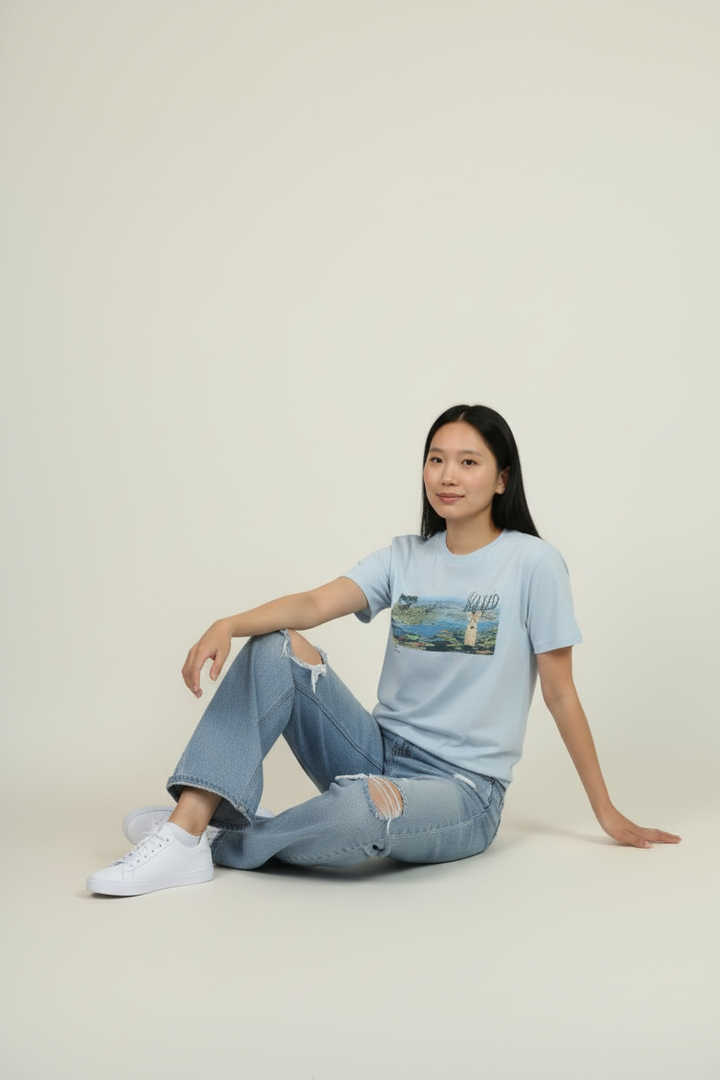 [Limited] Loktak Sangai Muga Embroidery Female