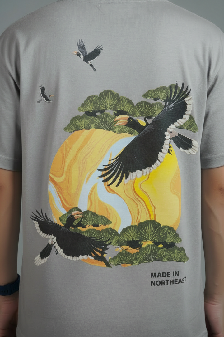 [Limited] Hornbill Muga Embroidery